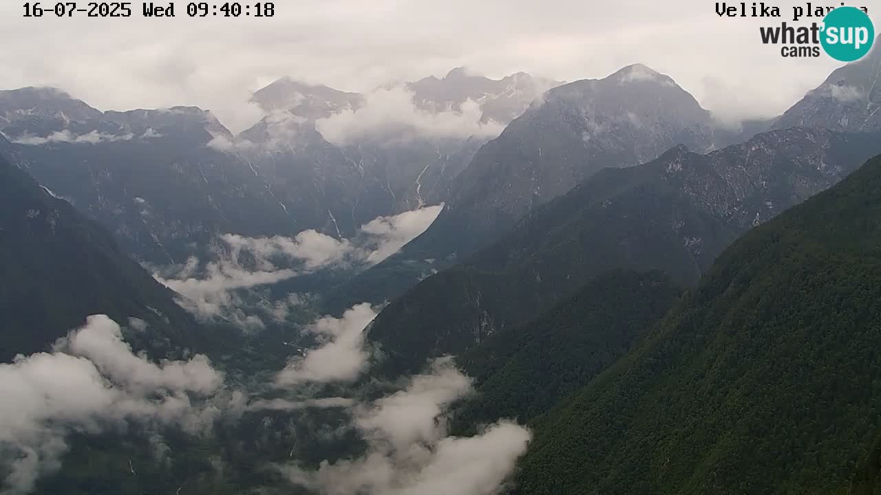 Dolina Kamniške Bistrice | Velika Planina web kamera