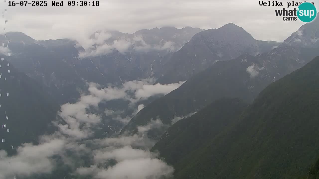 Valley Kamniške Bistrice | Webcam live Velika Planina