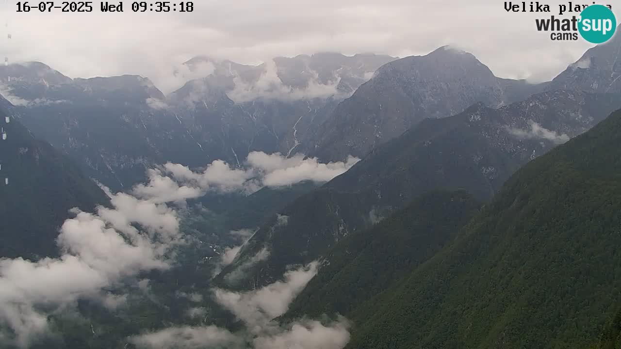 Vallée Kamniška Bistrica | webcam Velika Planina