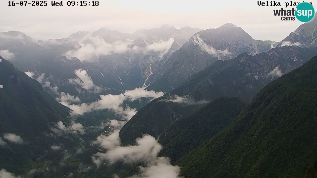 Dolina Kamniške Bistrice | Velika Planina web kamera