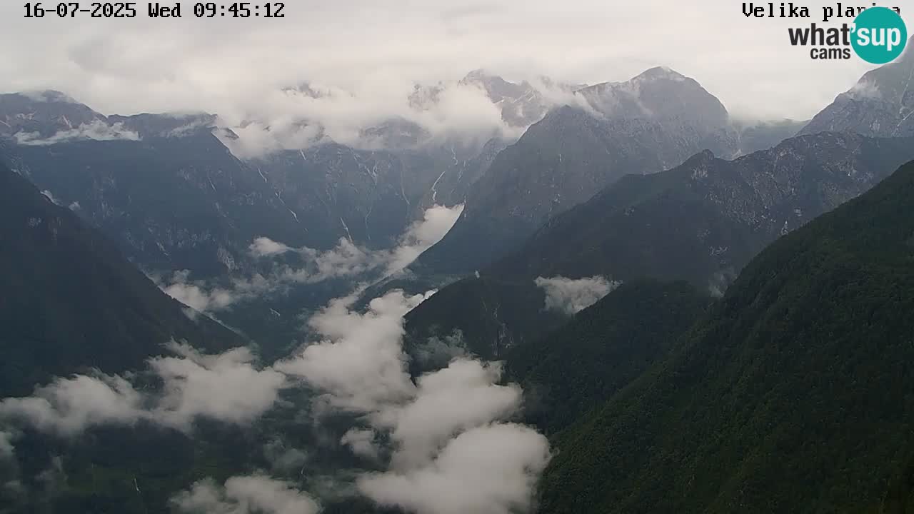 Valle Kamniška Bistrica | Webcam Velika Planina