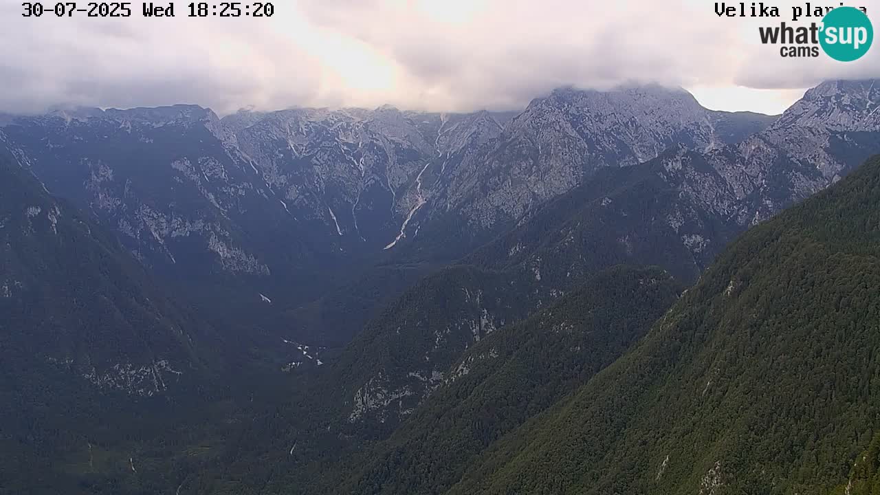 Dolina Kamniške Bistrice | Spletna kamera Velika Planina