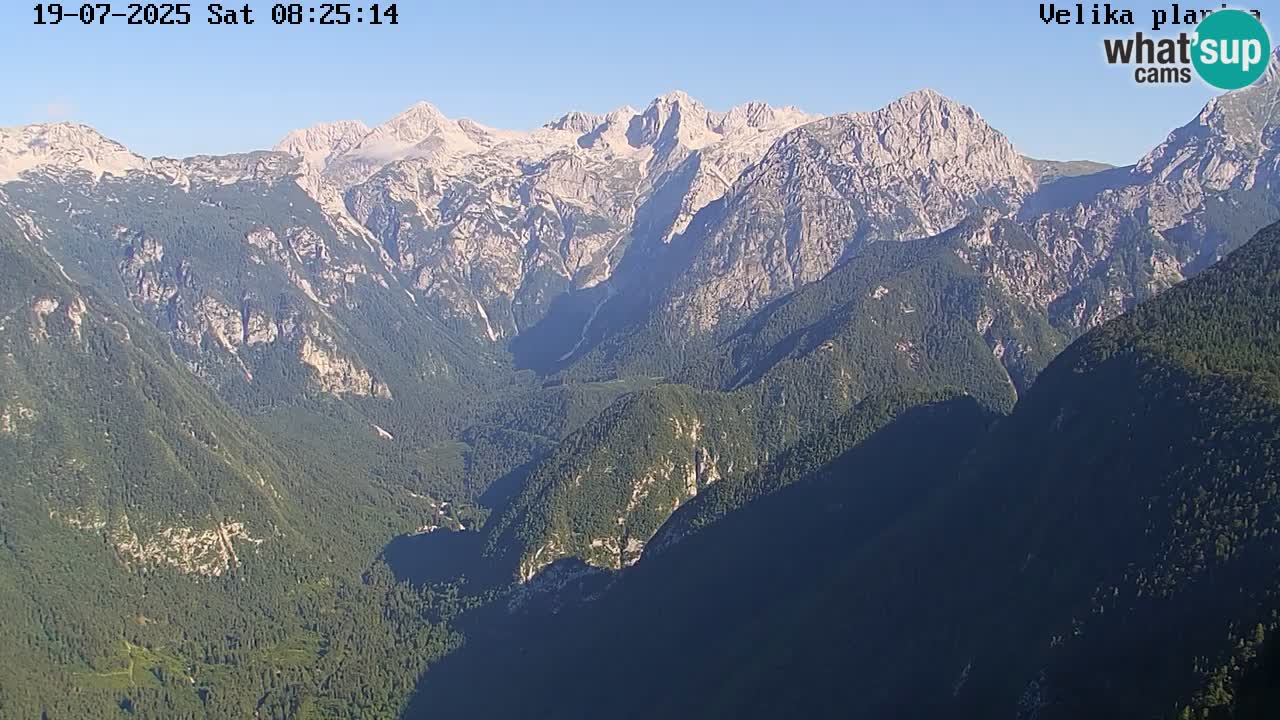 Valley Kamniške Bistrice | Webcam live Velika Planina