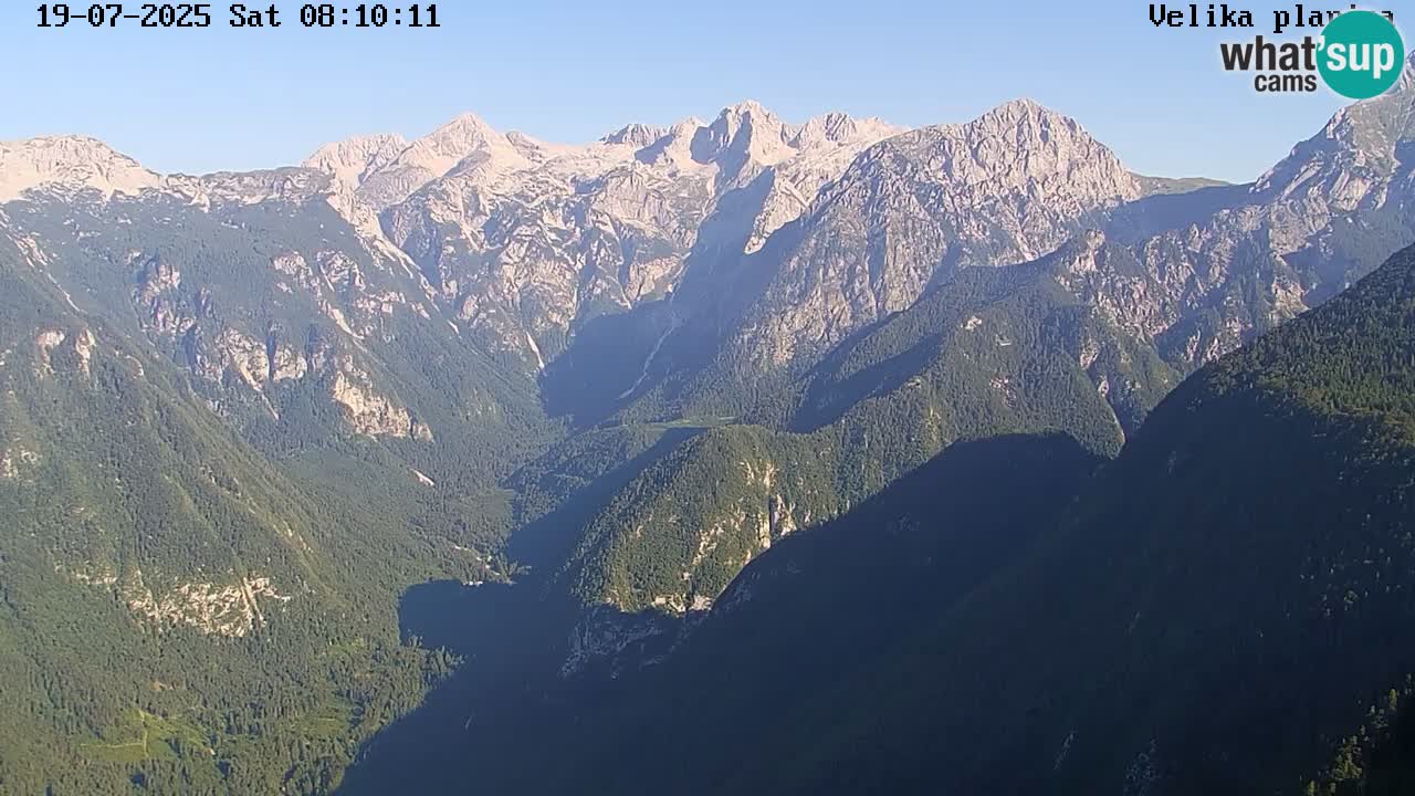 Dolina Kamniške Bistrice | Velika Planina web kamera