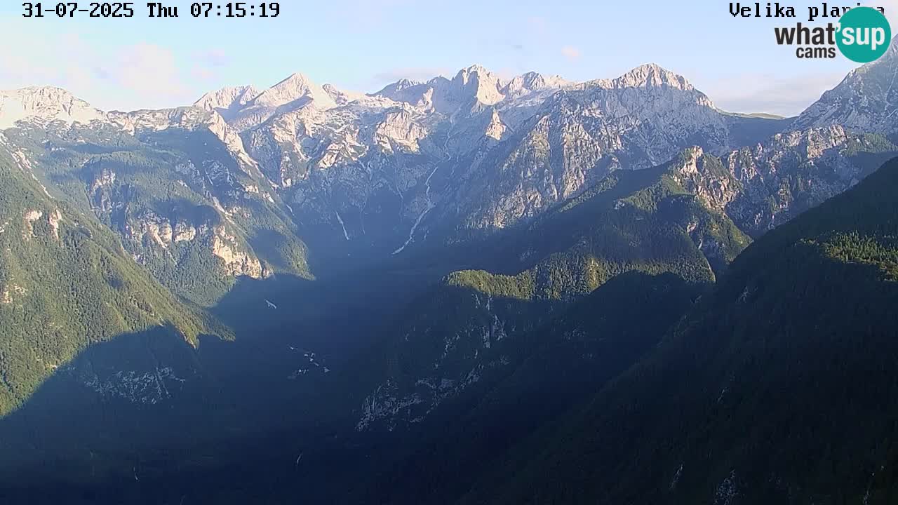 Vallée Kamniška Bistrica | webcam Velika Planina