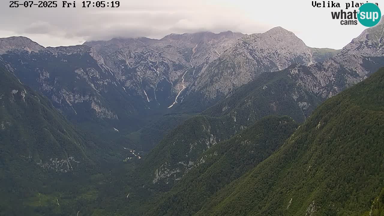 Valle Kamniška Bistrica | Webcam Velika Planina