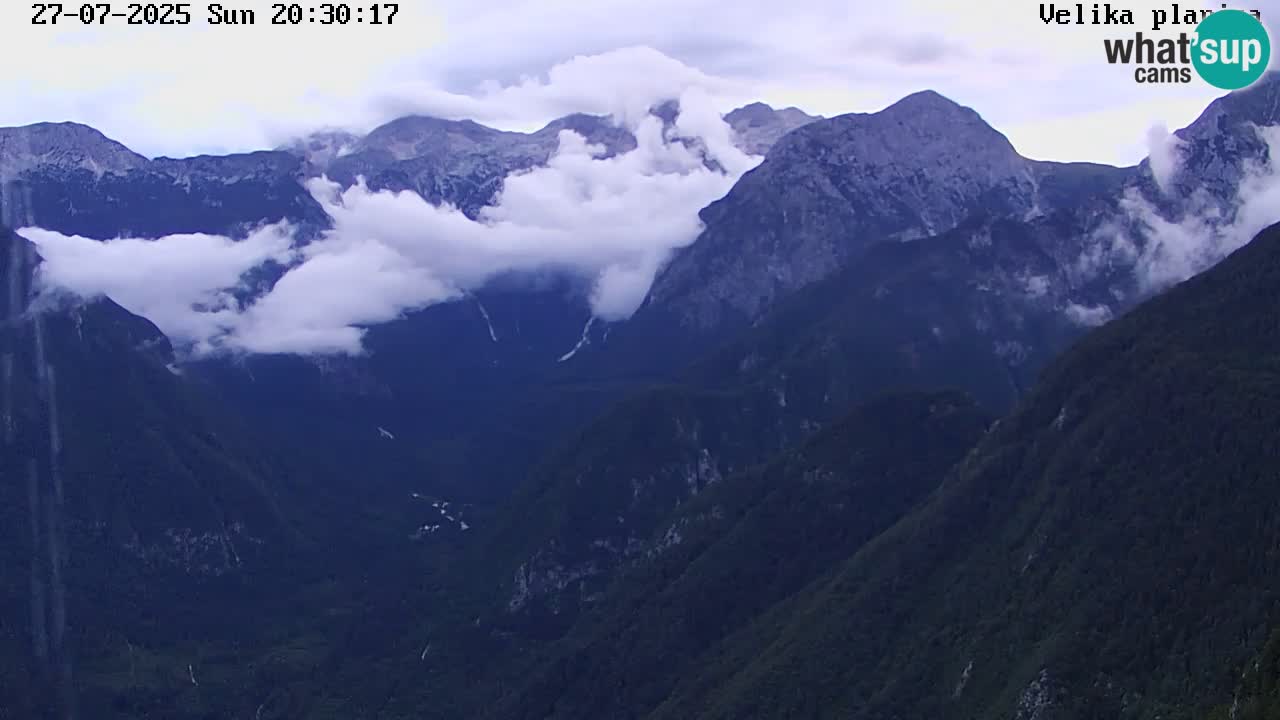 Valley Kamniške Bistrice | Webcam live Velika Planina