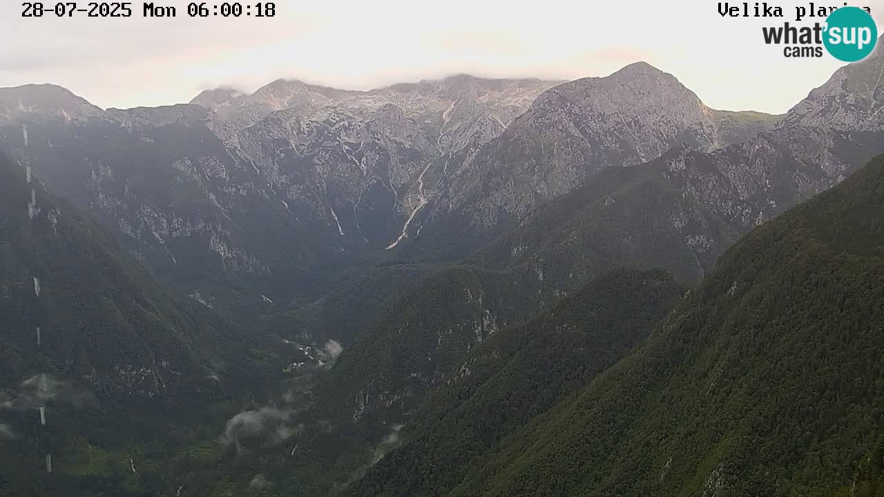 Valley Kamniške Bistrice | Webcam live Velika Planina