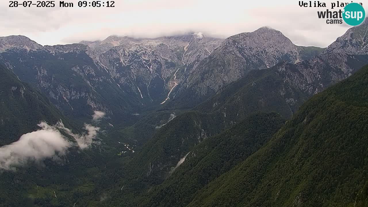 Valley Kamniške Bistrice | Webcam live Velika Planina