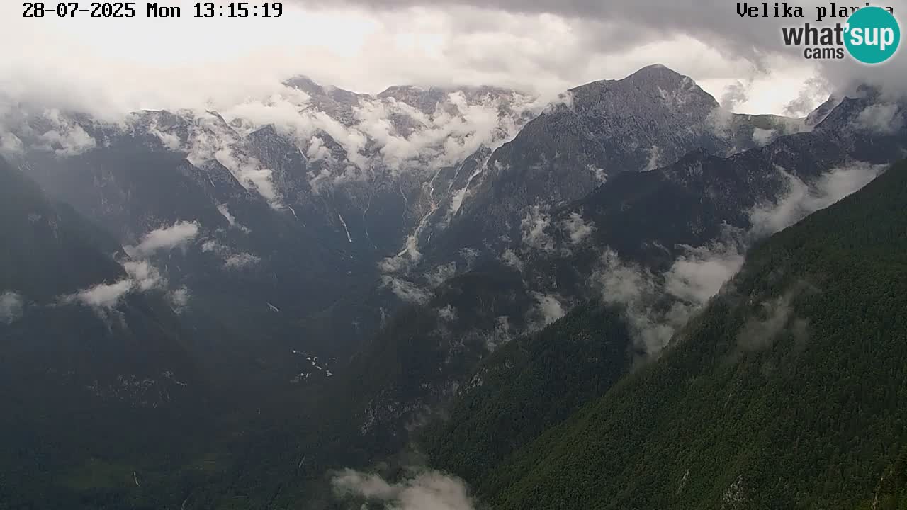 Valley Kamniške Bistrice | Webcam live Velika Planina
