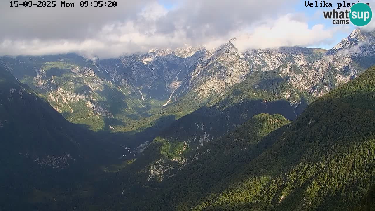 Dolina Kamniške Bistrice | Velika Planina web kamera