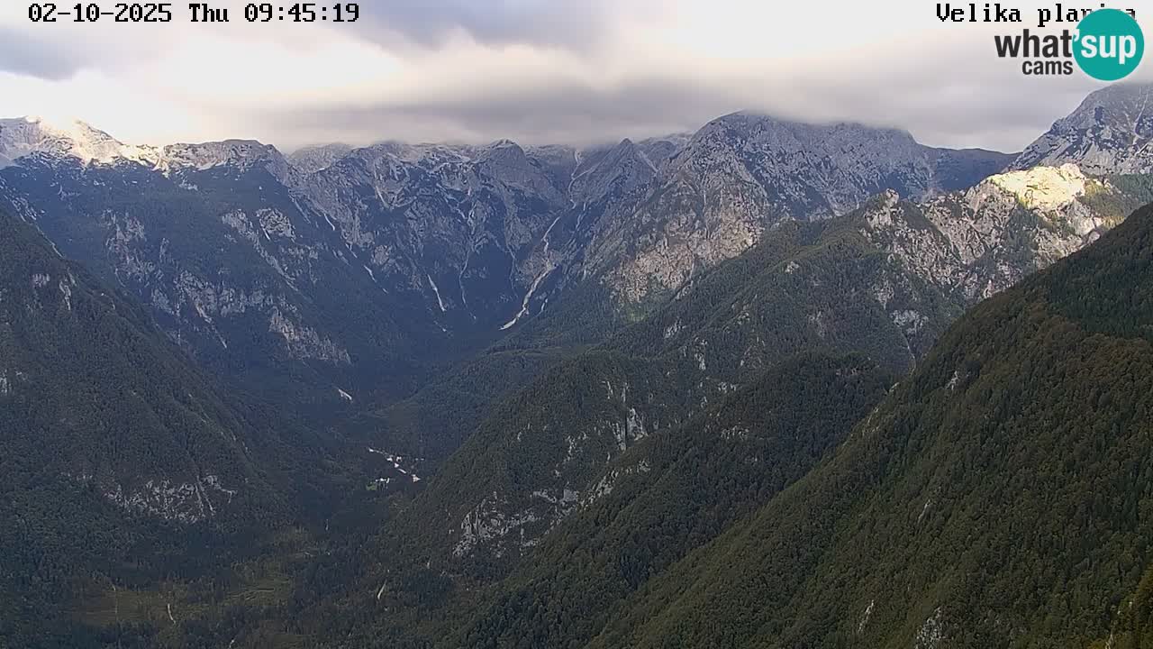 Valley Kamniške Bistrice | Webcam live Velika Planina