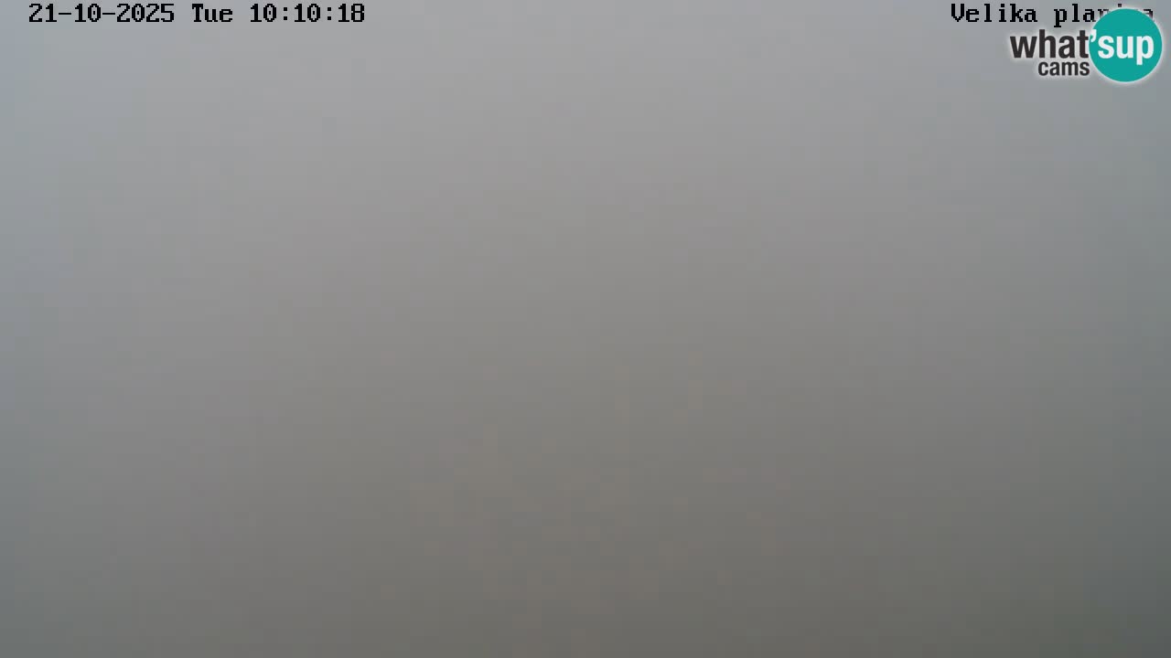 Valle Kamniška Bistrica | Webcam Velika Planina