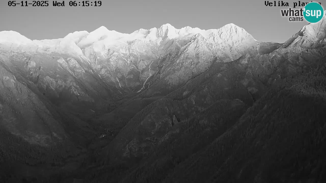 Valle Kamniška Bistrica | Webcam Velika Planina