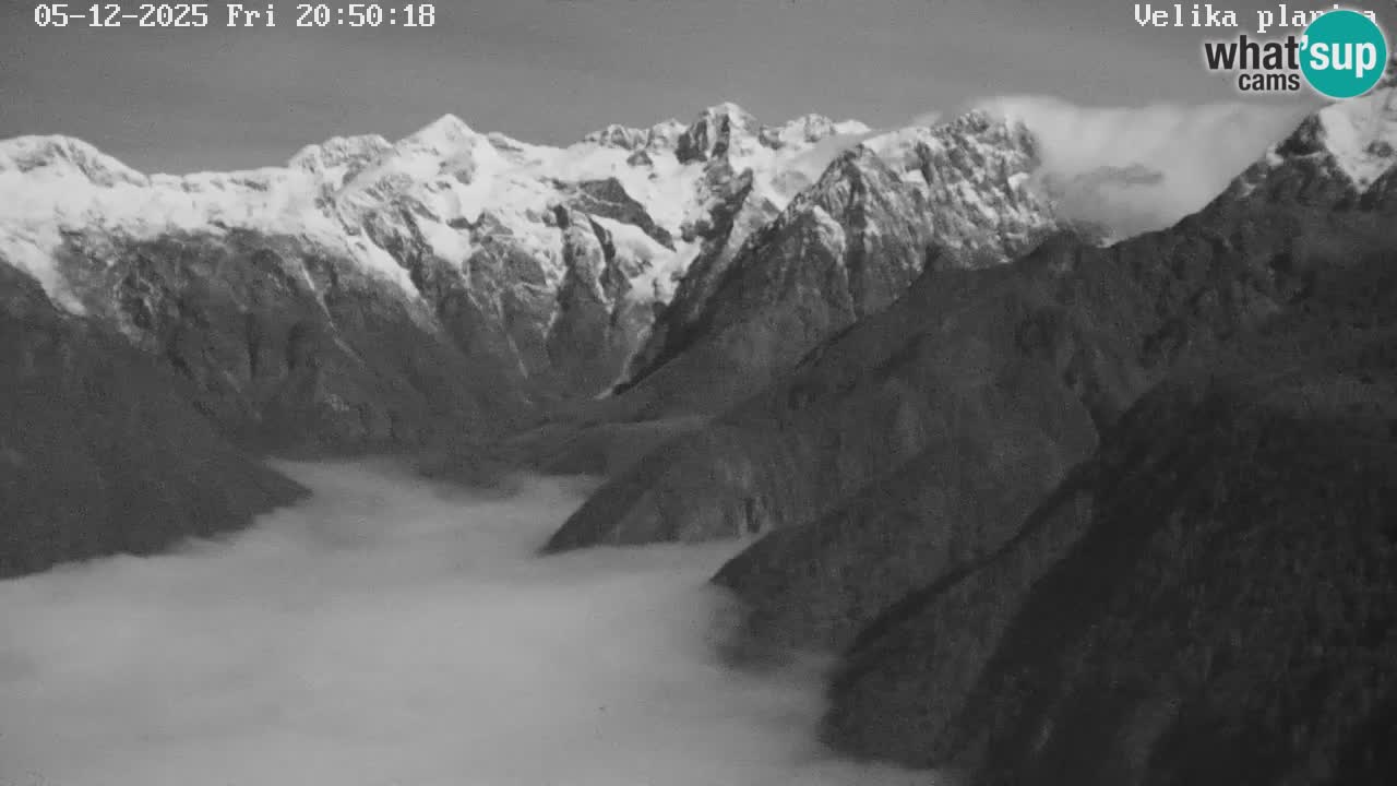 Vallée Kamniška Bistrica | webcam Velika Planina