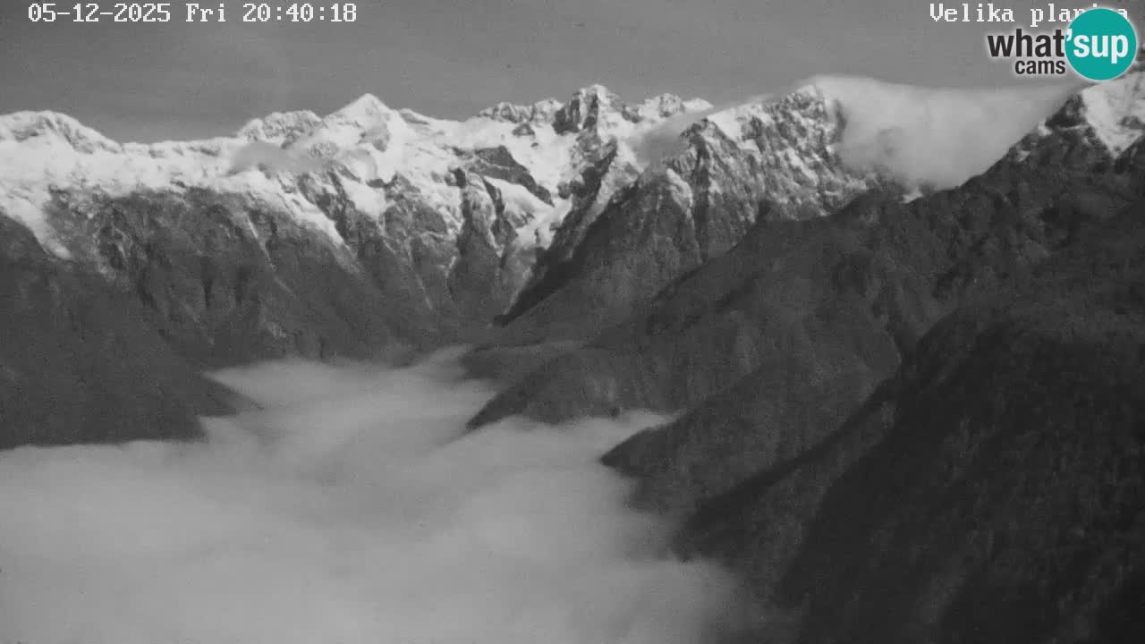 Valle Kamniška Bistrica | webcam Velika Planina