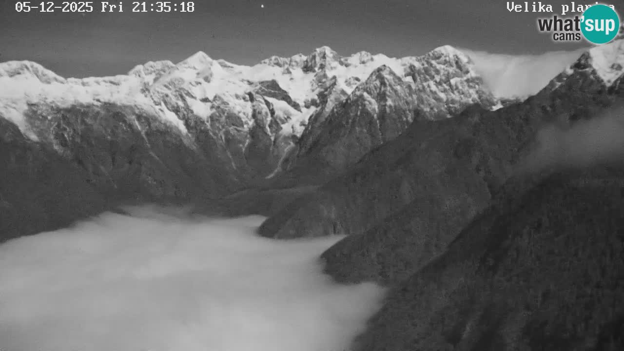 Valle Kamniška Bistrica | Webcam Velika Planina