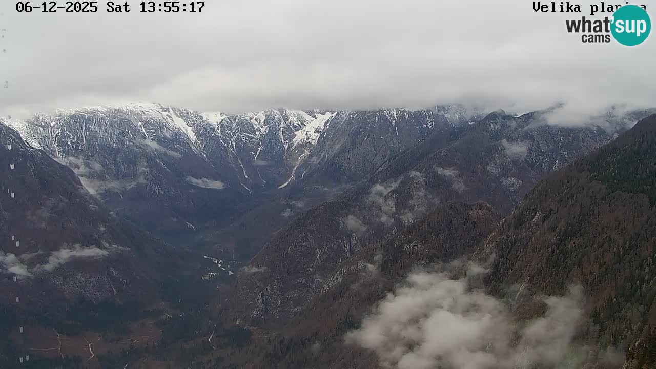 Vallée Kamniška Bistrica | webcam Velika Planina