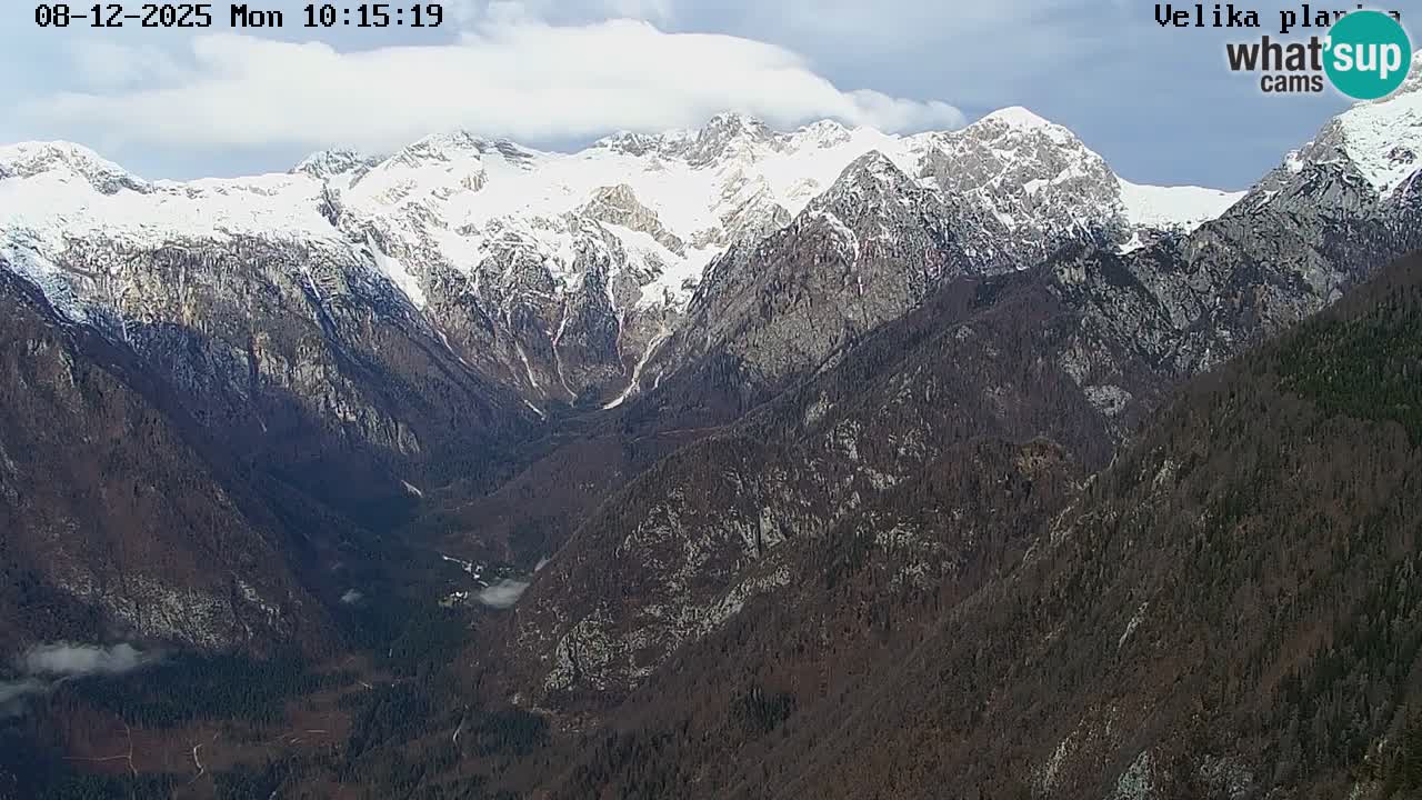 Vallée Kamniška Bistrica | webcam Velika Planina