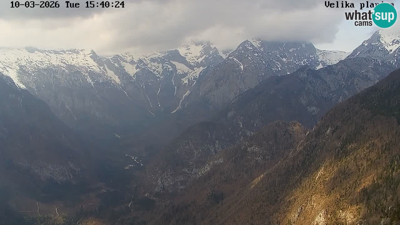 Dolina Kamniške Bistrice | Spletna kamera Velika Planina