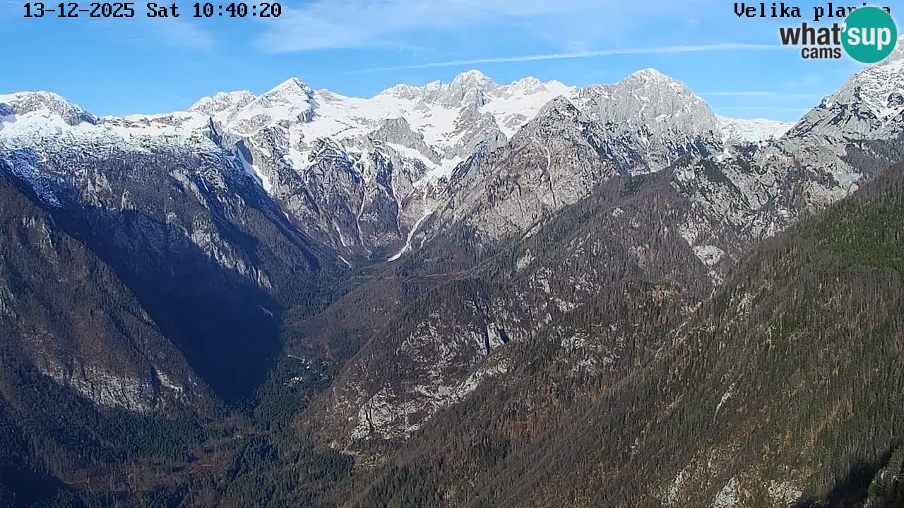 Valley Kamniške Bistrice | Webcam live Velika Planina