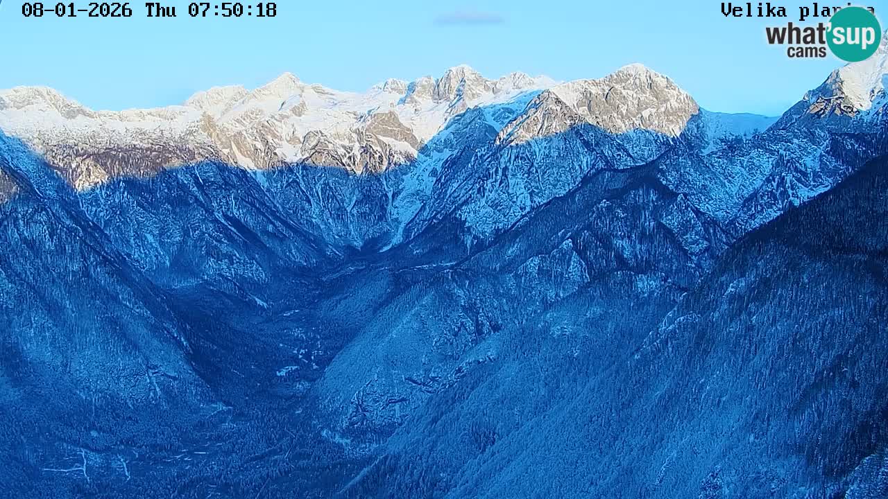 Kamniška-Bistrica Tals | Webcam Velika Planina