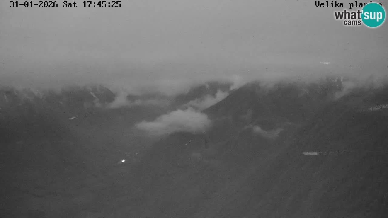 Vallée Kamniška Bistrica | webcam Velika Planina
