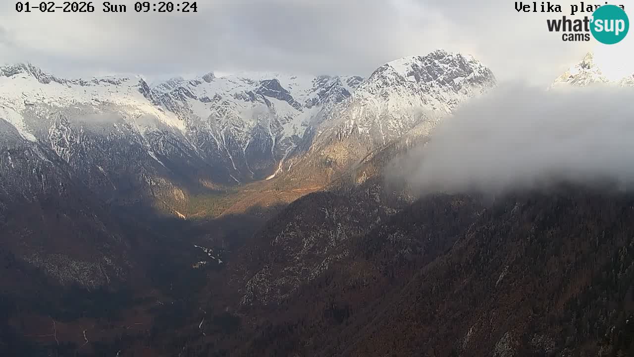Dolina Kamniške Bistrice | Velika Planina web kamera