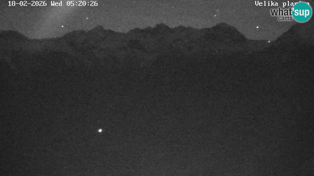 Valle Kamniška Bistrica | webcam Velika Planina