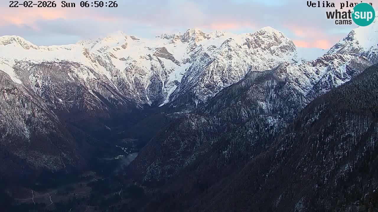 Vallée Kamniška Bistrica | webcam Velika Planina