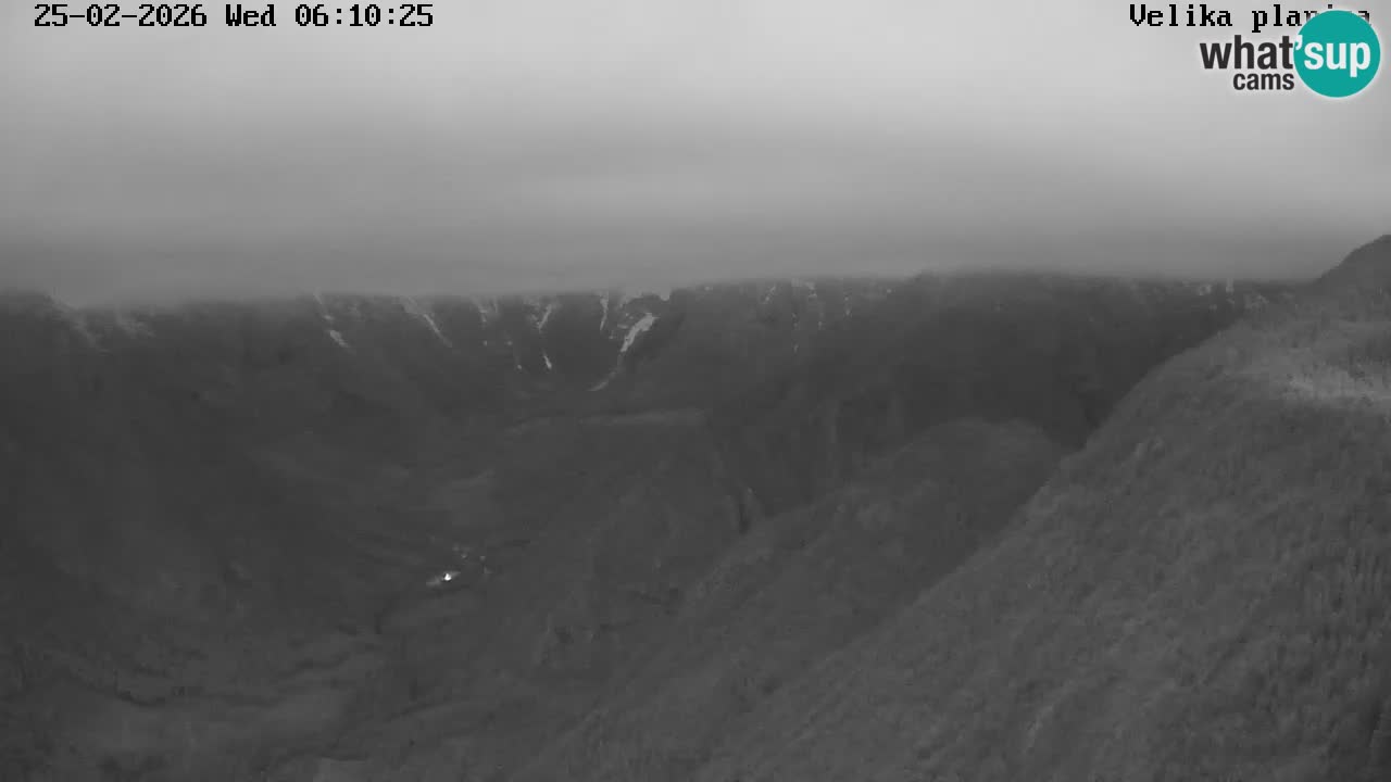 Valley Kamniške Bistrice | Webcam live Velika Planina