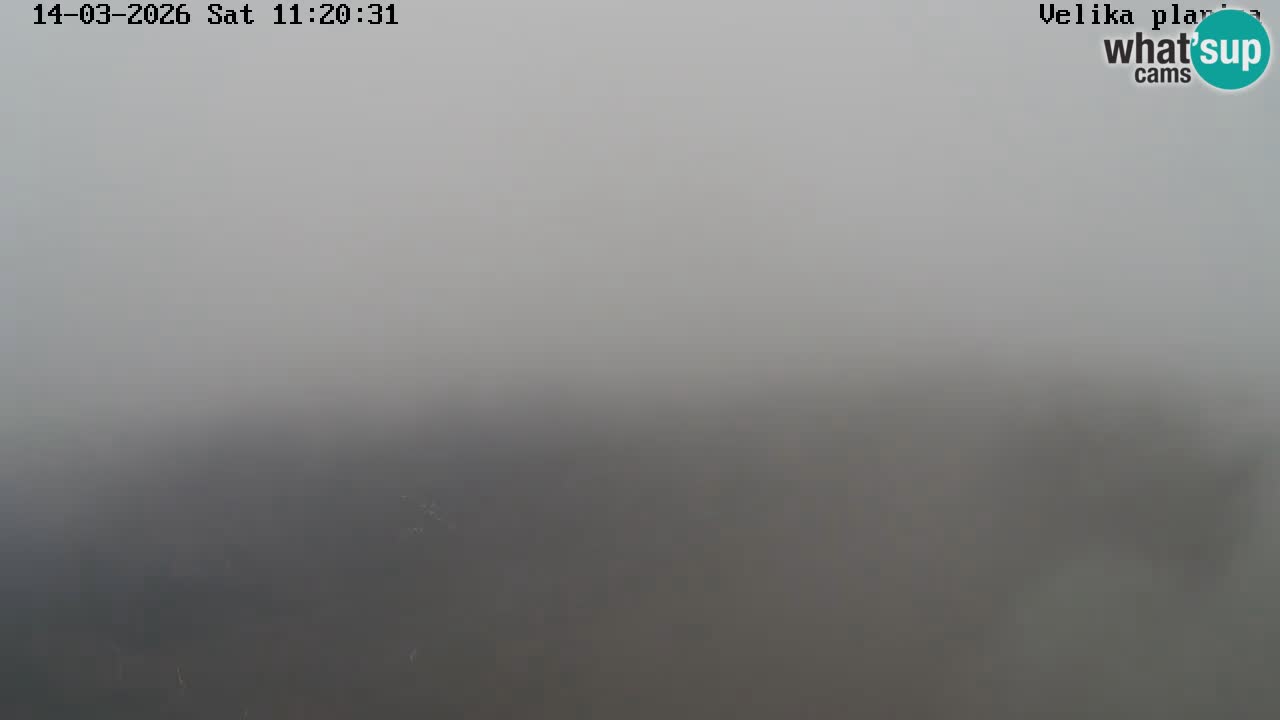 Valle Kamniška Bistrica | webcam Velika Planina