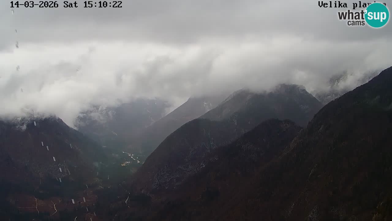 Vallée Kamniška Bistrica | webcam Velika Planina