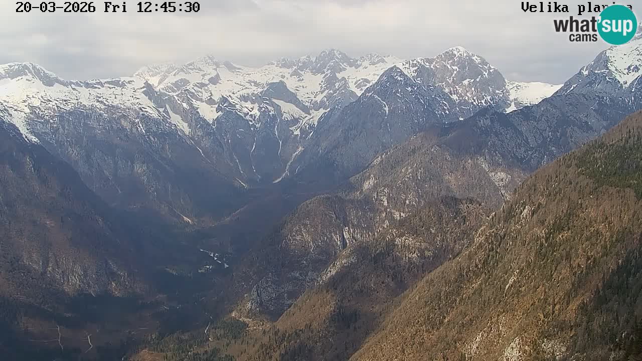Valley Kamniške Bistrice | Webcam live Velika Planina