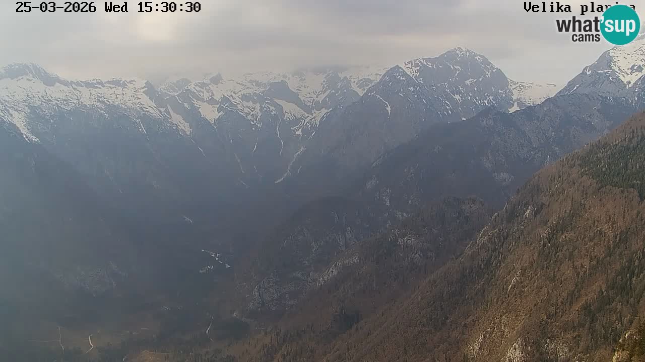 Dolina Kamniške Bistrice | Spletna kamera Velika Planina
