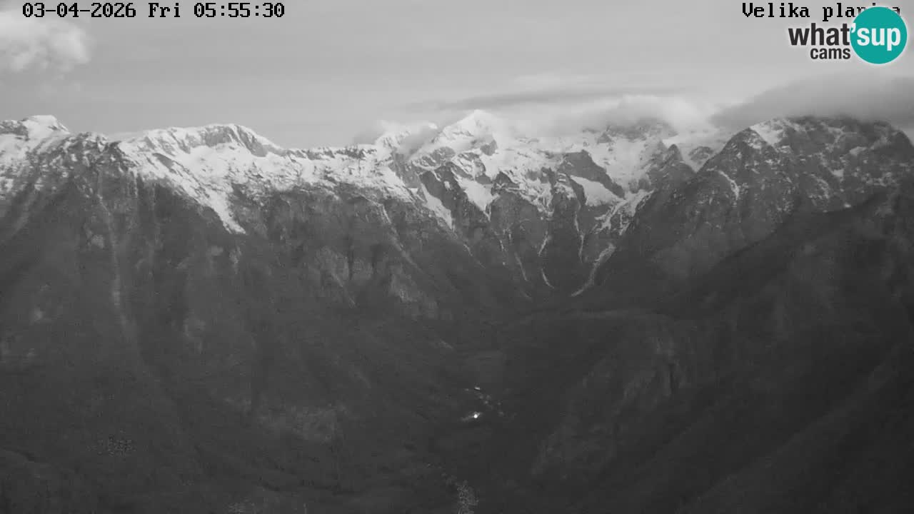 Vallée Kamniška Bistrica | webcam Velika Planina