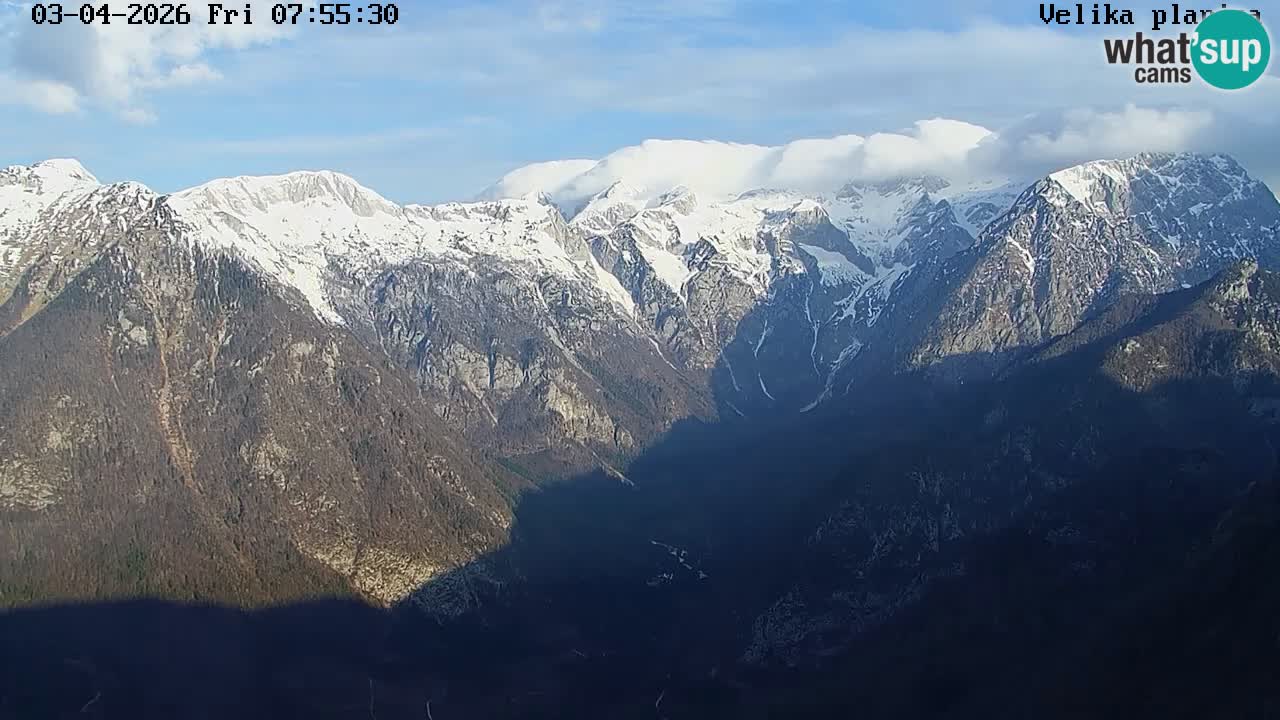 Dolina Kamniške Bistrice | Spletna kamera Velika Planina