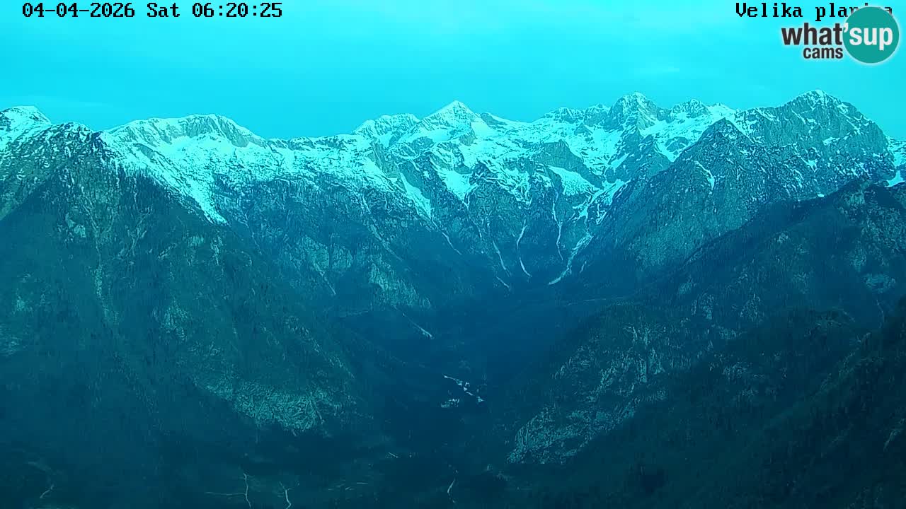 Valle Kamniška Bistrica | Webcam Velika Planina