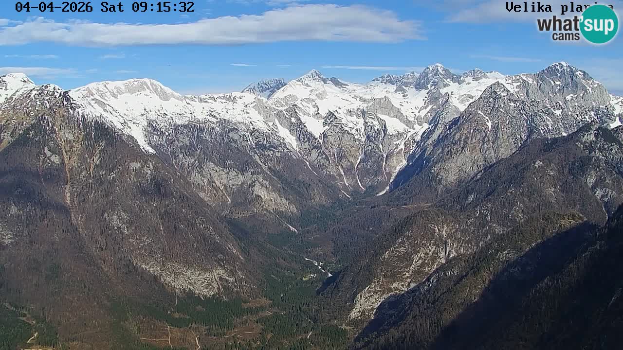 Valley Kamniške Bistrice | Webcam live Velika Planina