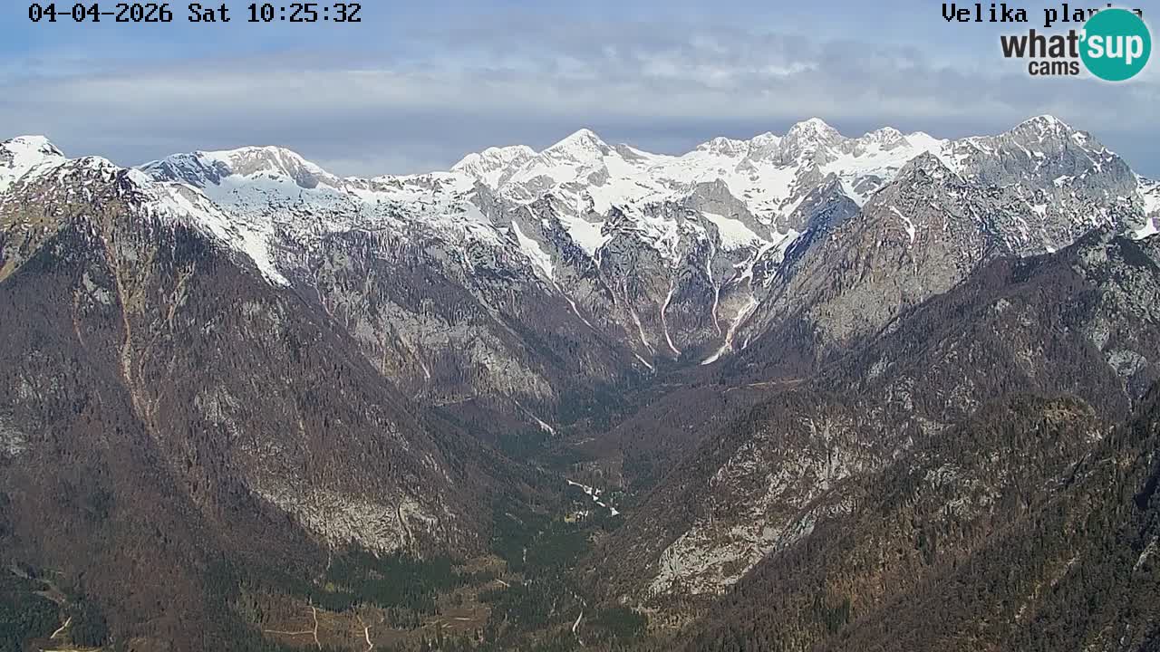 Valley Kamniške Bistrice | Webcam live Velika Planina