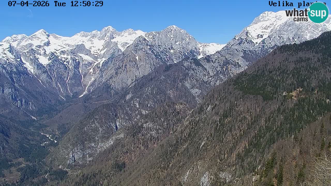 Kamniška-Bistrica Tals | Webcam Velika Planina