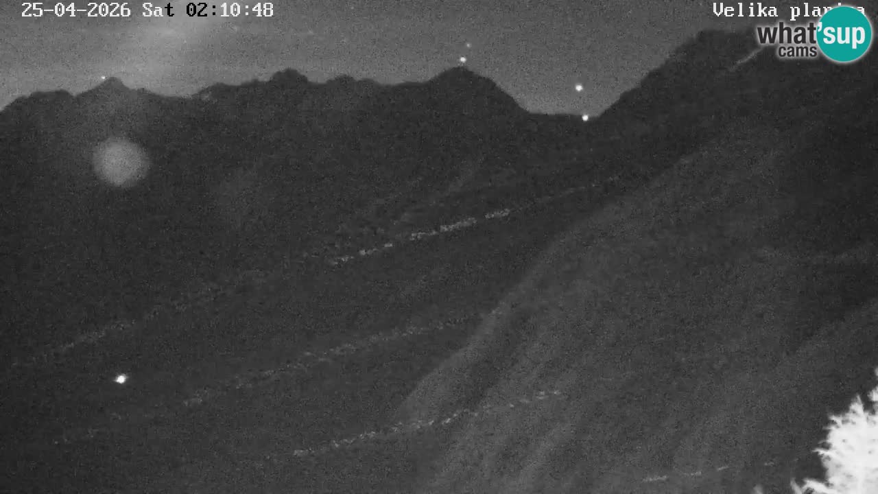 Valle Kamniška Bistrica | webcam Velika Planina