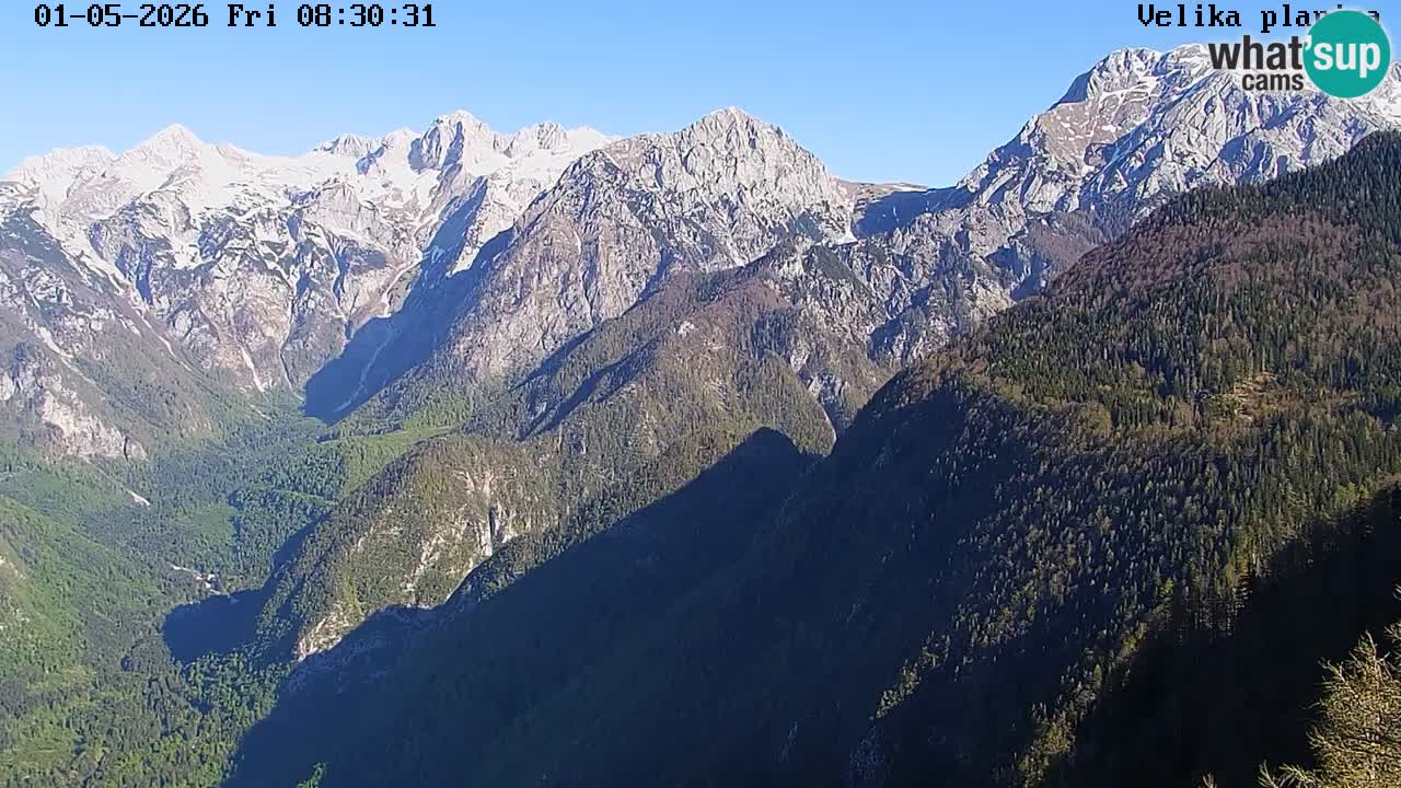 Valle Kamniška Bistrica | Webcam Velika Planina