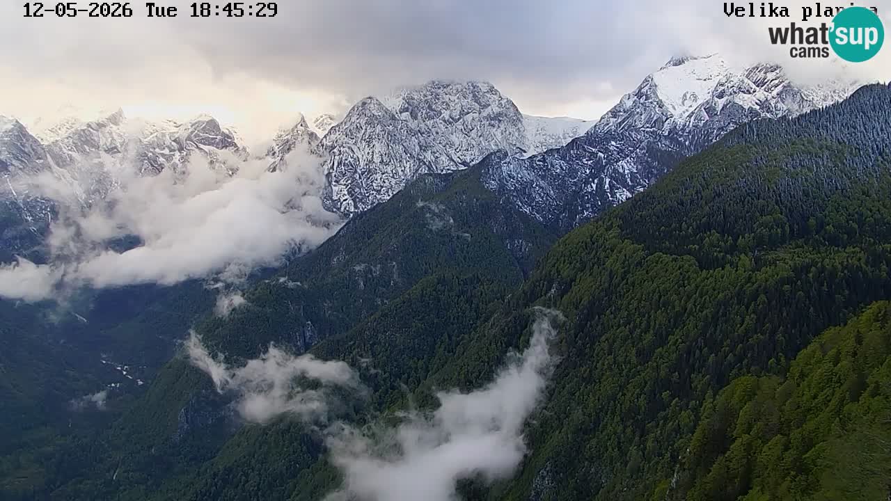 Dolina Kamniške Bistrice | Velika Planina web kamera
