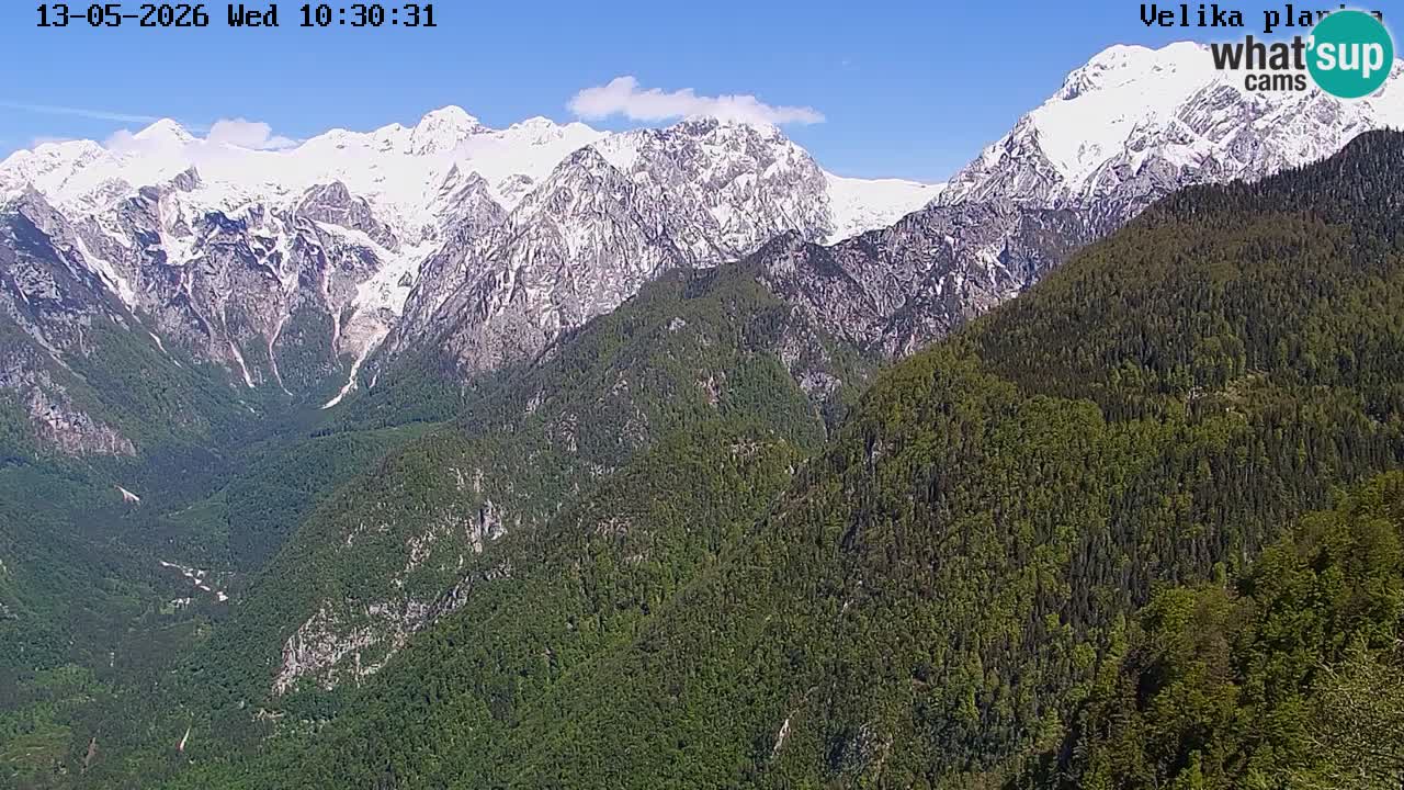 Valle Kamniška Bistrica | Webcam Velika Planina