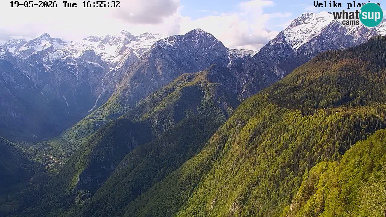 Vallée Kamniška Bistrica | webcam Velika Planina