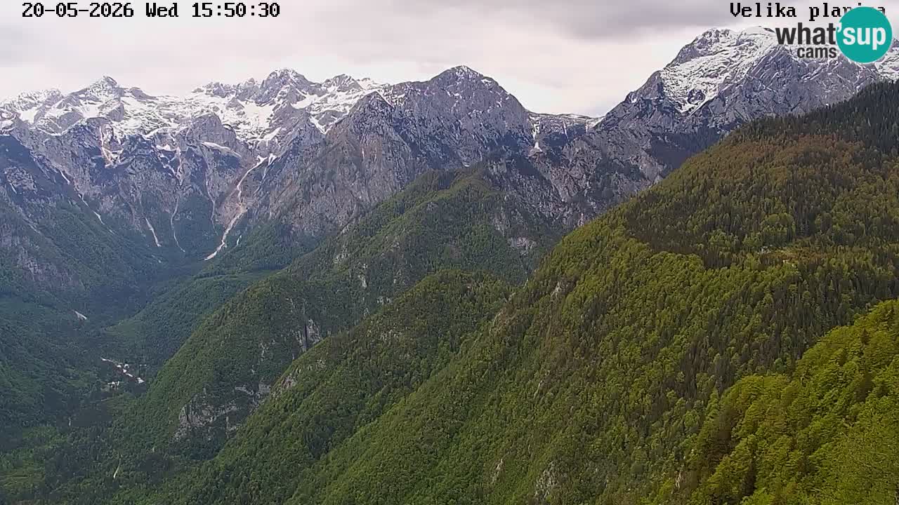 Dolina Kamniške Bistrice | Spletna kamera Velika Planina