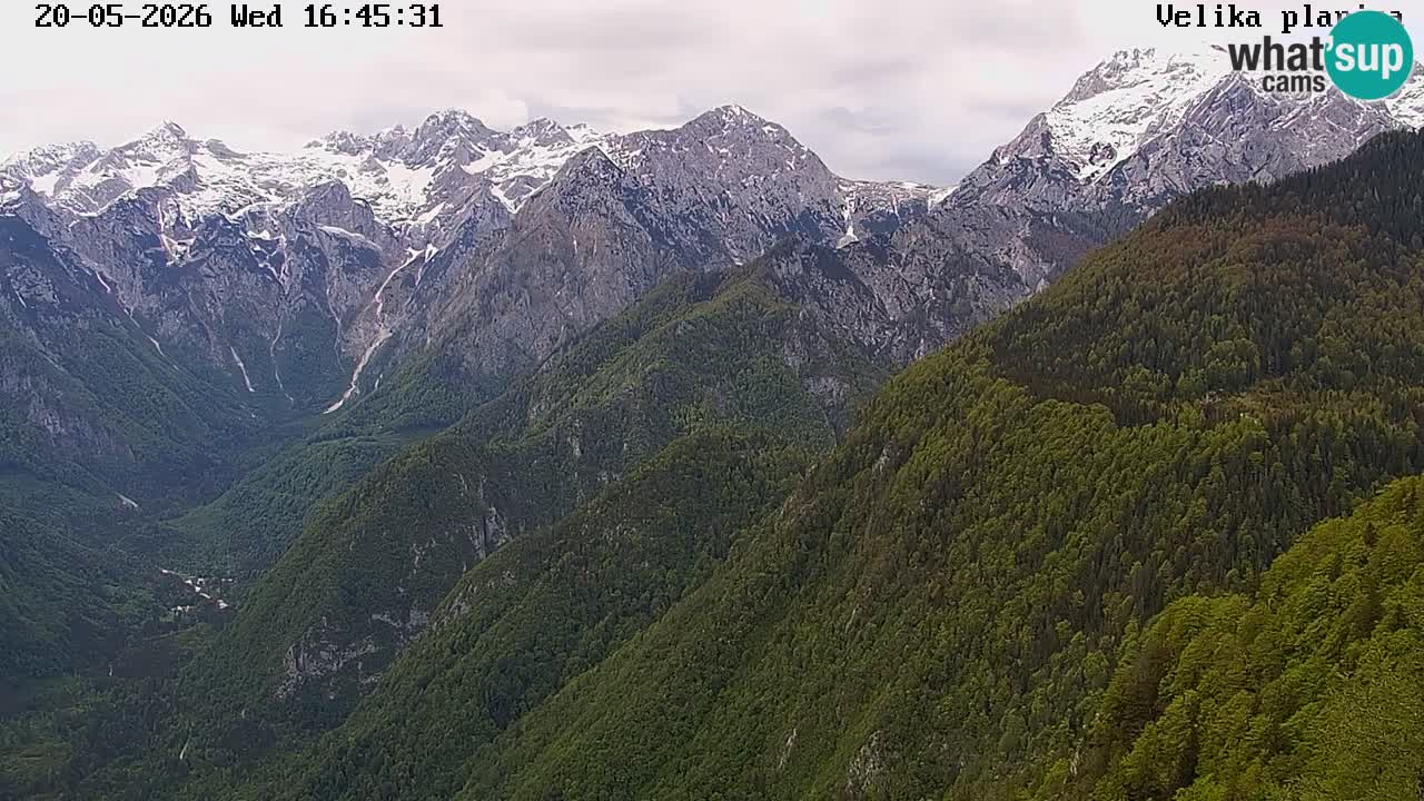 Valley Kamniške Bistrice | Webcam live Velika Planina