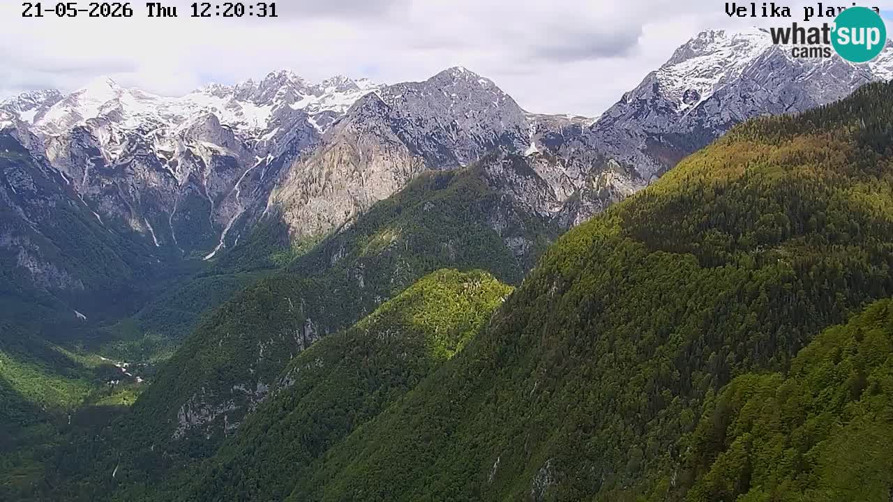 Valley Kamniške Bistrice | Webcam live Velika Planina