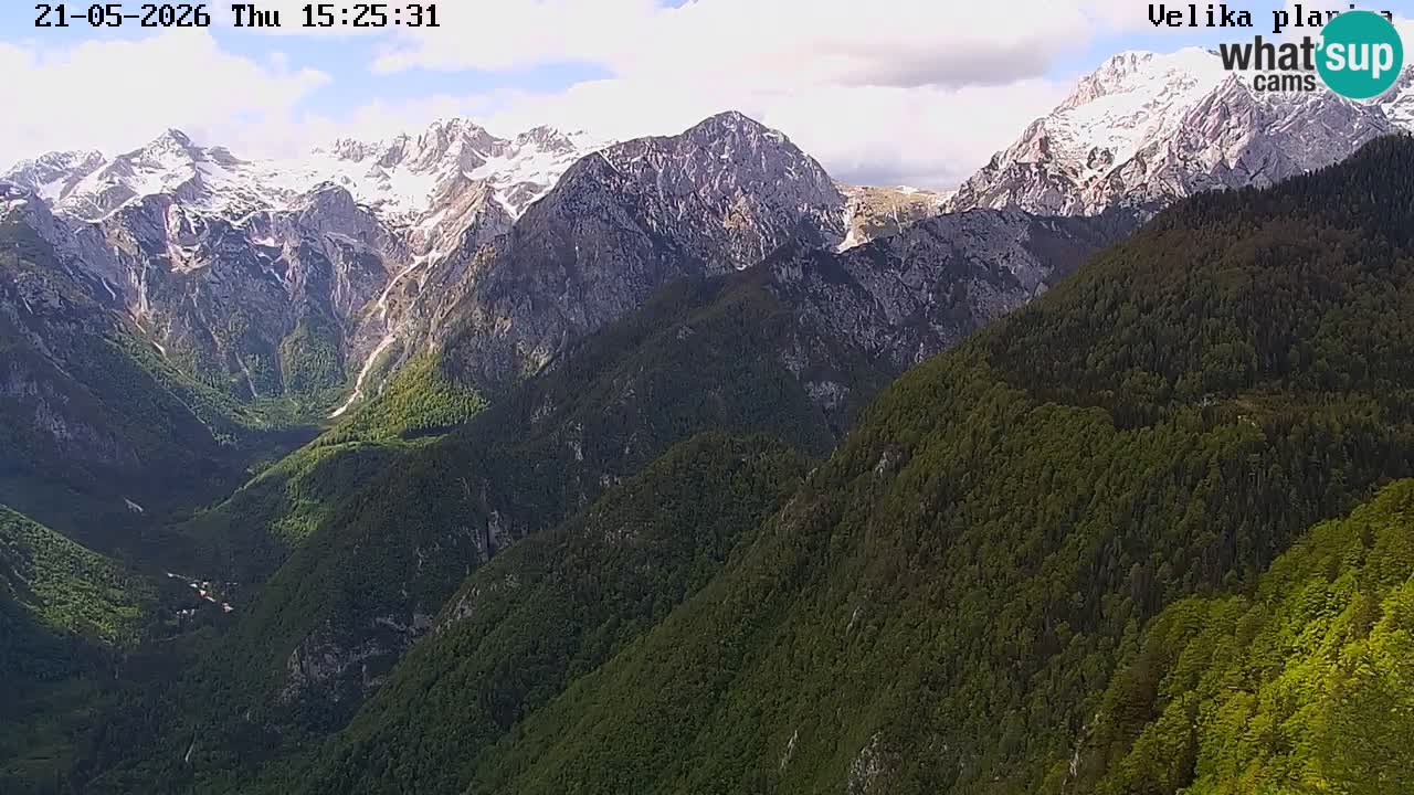 Valle Kamniška Bistrica | Webcam Velika Planina